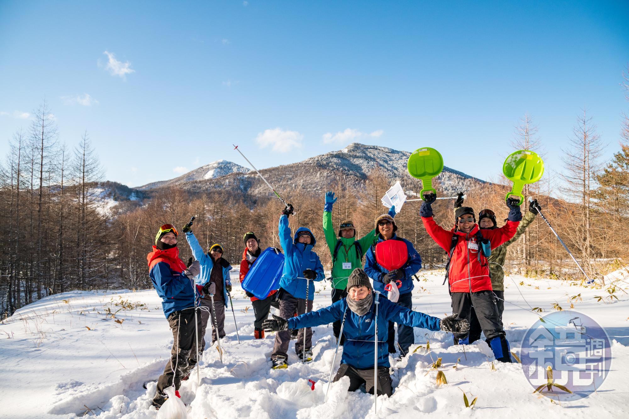 小諸市的淺間2000公園，有滑雪及健行等活動。