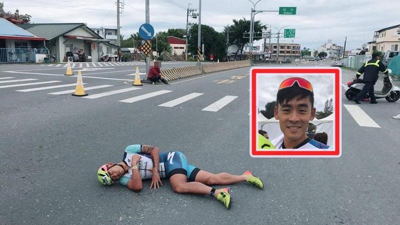 機車亂入賽道鐵人一哥謝昇諺遭撞棄賽