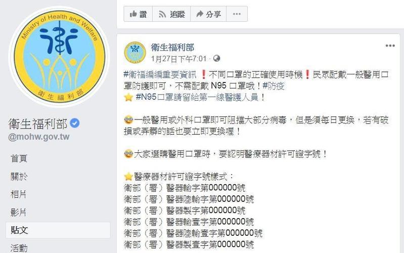 疫情擴散 藥局賣的口罩不一定是醫用衛福部提醒購買前看清楚