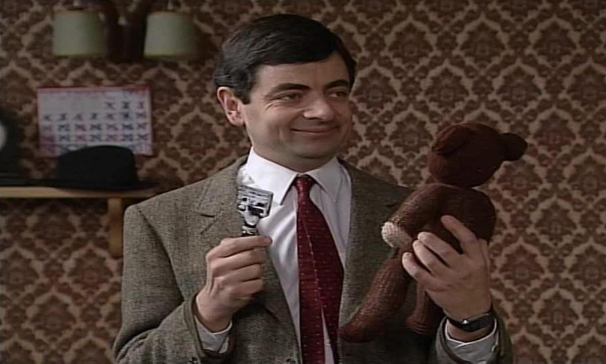 Где мистер бин. Мистер Бин 1990-1995. Mr Bean 1990. Мистер Бин 1995. Роуэн Аткинсон 1990.