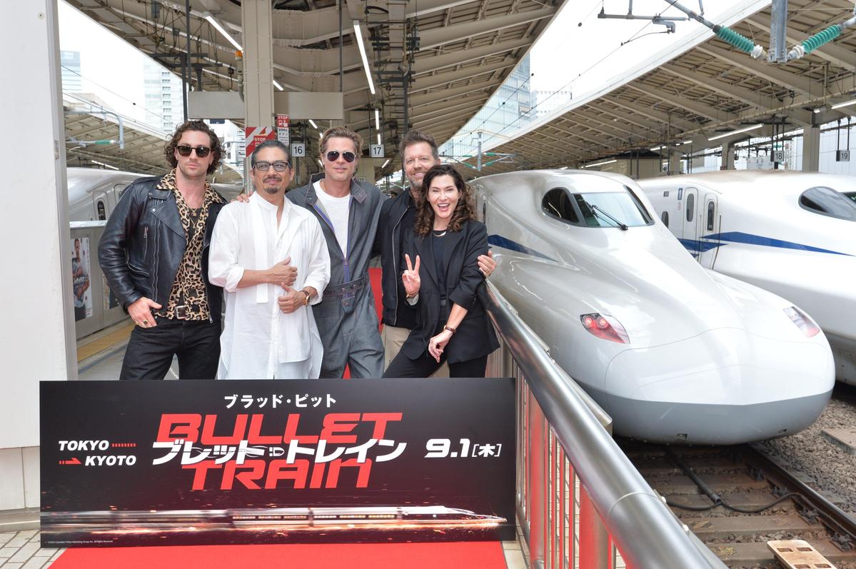 布萊德彼得現身新幹線前進京都真田廣之讚他超暖 像湯瑪士小火車